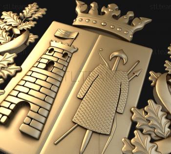 3D model Coat of arms of Rostov-on-Don (STL)